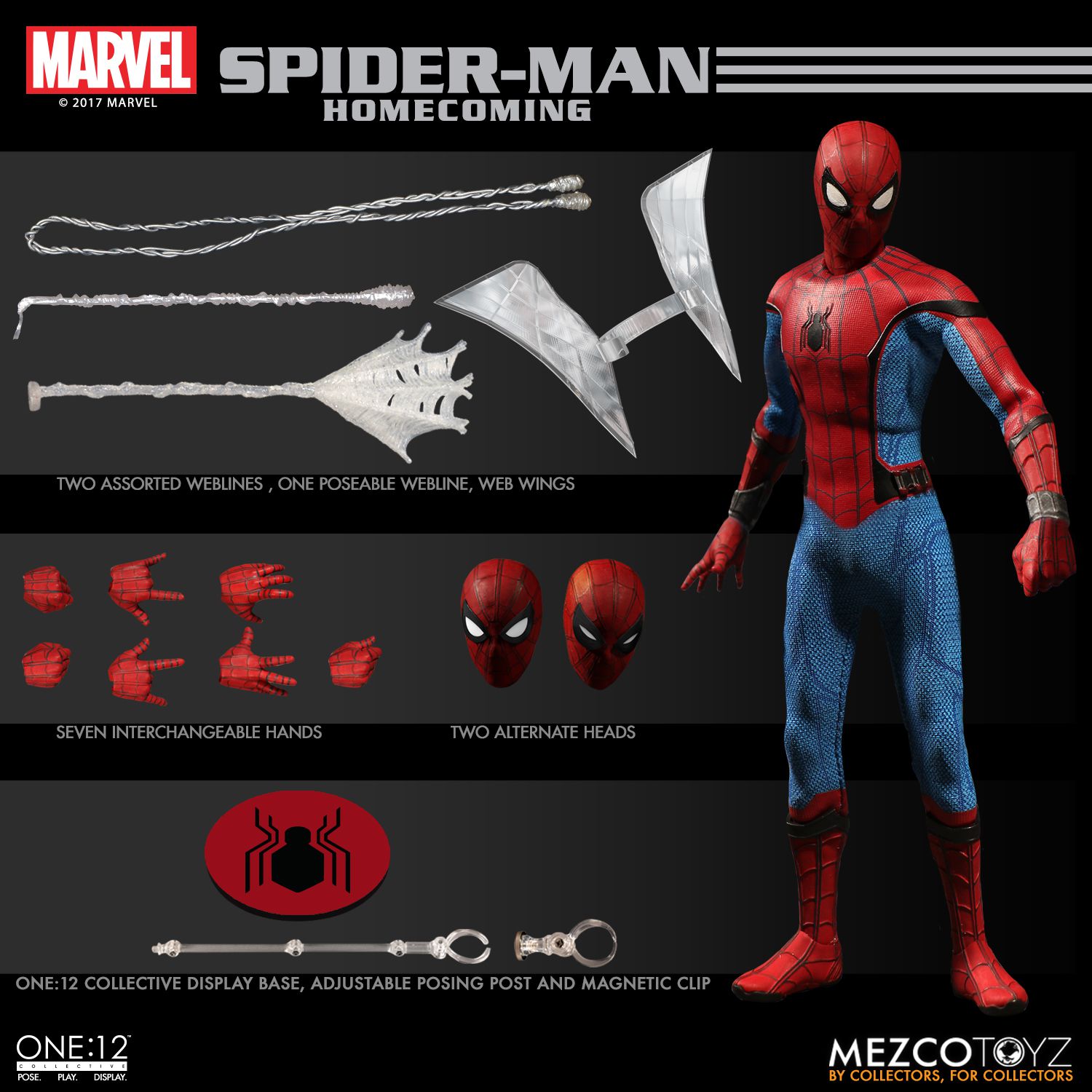 Mezco One:12 Collective Spider-Man Homecoming