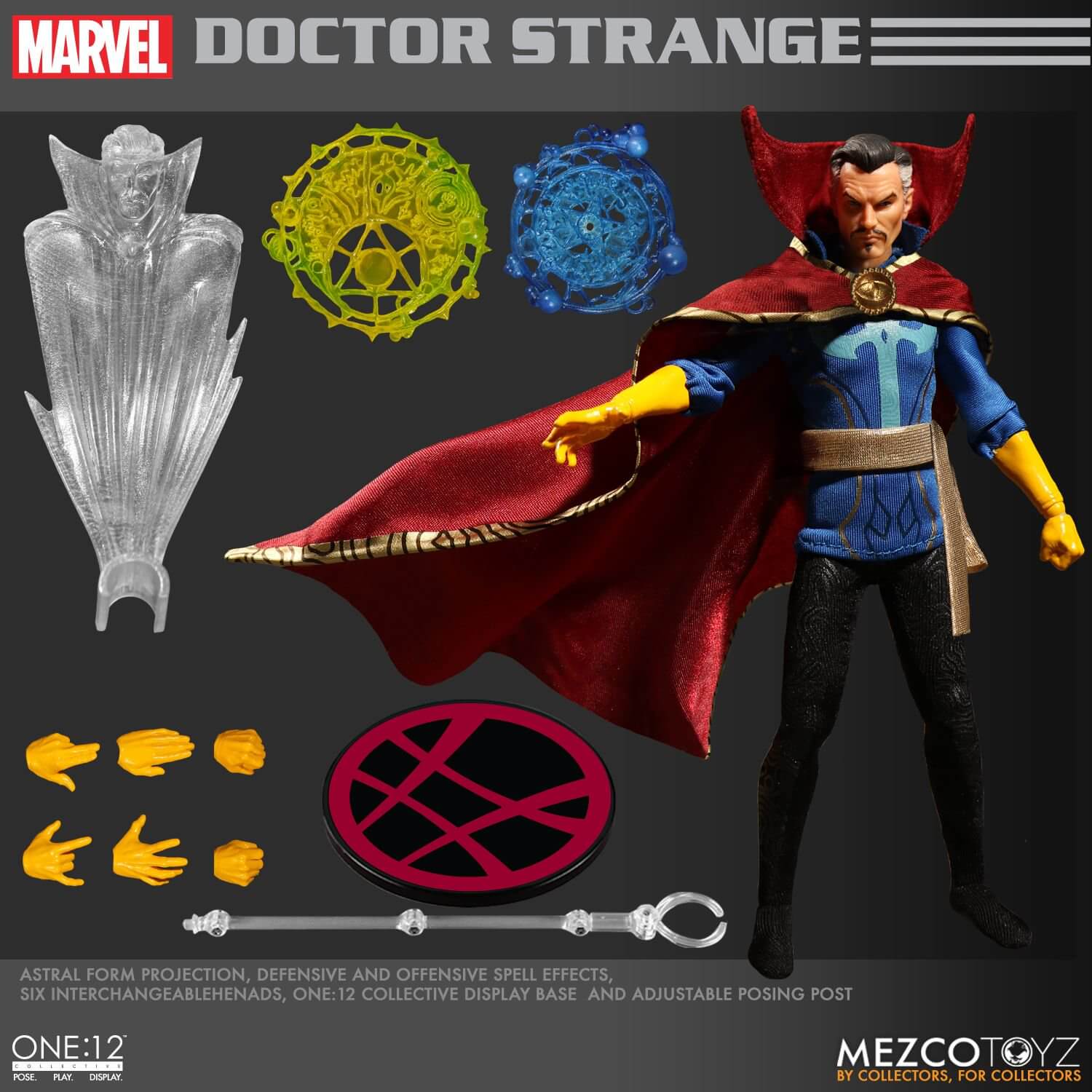 Mezco One:12 Collective Doctor Strange -4ColorHeroes
