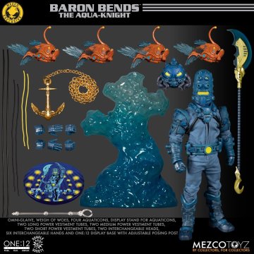 Mezco One:12 Collective Baron Bends and the Aquaticons