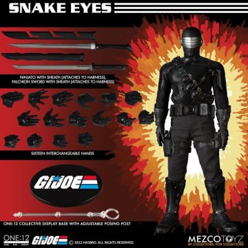 Mezco One:12 Collective G.I. Joe: Snake Eyes Deluxe Edition